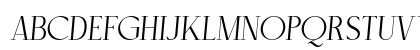 Cellofy ExtLt Ita Italic Uppercase Preview