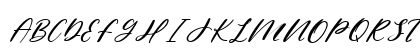 Bready Italic Uppercase Preview