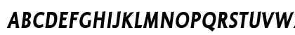 Octone ITC Bold Italic Uppercase Preview