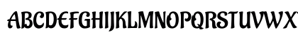 Aladin Regular Uppercase Preview