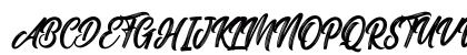 Milestone Brush Regular Uppercase Preview