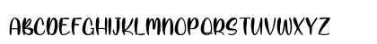 Manila Kiss - Personal Use Regular Uppercase Preview