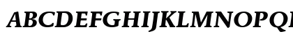 Mendoza Roman ITC Roman Bold Italic Uppercase Preview