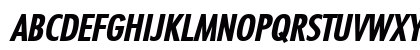 FujiWide BoldItalic Uppercase Preview