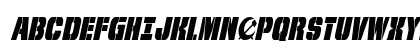 From BOND With Love Condensed Italic Uppercase Preview