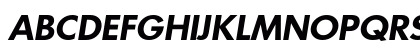 a_FuturicaBs BoldItalic Uppercase Preview