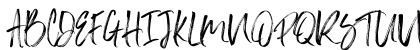 Slabor Brush Regular Uppercase Preview