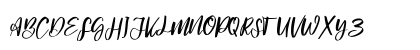 Signature hawk Regular Uppercase Preview