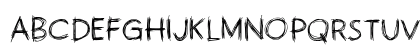 Handodle Regular Uppercase Preview