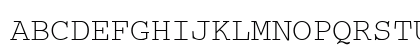 .VnCourier Normal Uppercase Preview