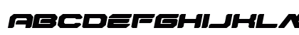 Hyper Viper Expanded Semi-Ital Expanded Semi-Italic Uppercase Preview