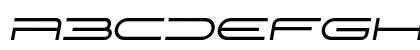 Droids SansItalic Uppercase Preview
