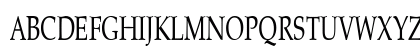 PaduaCondensed Regular Uppercase Preview