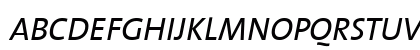 TheSans Italic Uppercase Preview