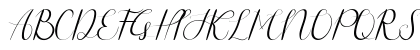 Lux Rose Demo Regular Uppercase Preview