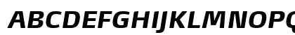 MaxDemiSerifLF-ExtraBoldIta Regular Uppercase Preview