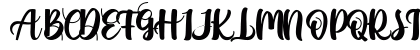 bluesfather Regular Uppercase Preview