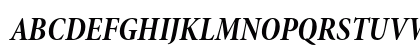 Minion Pro Bold Cond Italic Subhead Uppercase Preview