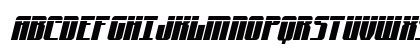 Xeno-Seeker Laser Italic Regular Uppercase Preview