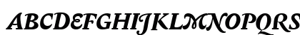 BiblonCaps Bold Italic Uppercase Preview