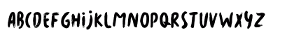 PARIS REBEL Regular Uppercase Preview