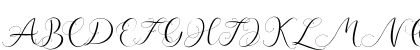 Andieny Regular Uppercase Preview