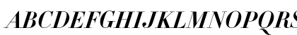 Didot HTF-B16-Bold-Ital Uppercase Preview