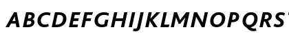 BlissPro Italic Uppercase Preview