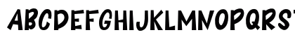 BOOMING Regular Uppercase Preview
