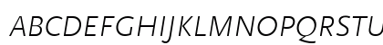 Scala Sans Light Italic Uppercase Preview