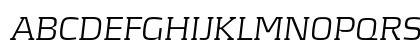 Kontrapunkt Light Italic Uppercase Preview