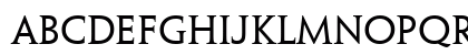 Penumbra Web Pro Serif Uppercase Preview