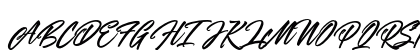 Panbers Regular Uppercase Preview