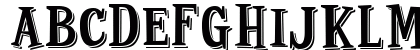Strange Shadow Regular Uppercase Preview