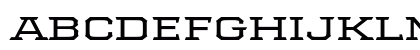Samton Extra Extended Uppercase Preview