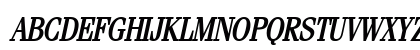 FelineCondensed BoldItalic Uppercase Preview