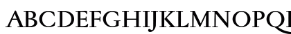 Jannon Text Med SC Regular Uppercase Preview