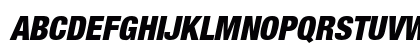 Helvetica Neue LT Pro 97 Black Condensed Oblique Preview