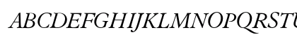 Augereau Italic Uppercase Preview