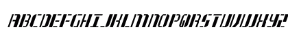 Jetway Condensed Italic Condensed Italic Uppercase Preview