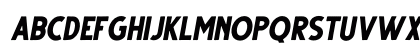 Gutter Bold Italic Uppercase Preview