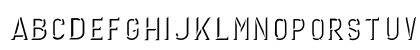 GERONIMO DARK Regular Uppercase Preview