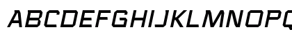 Voice Activated BB Italic Uppercase Preview