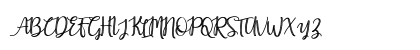 Earcy Night Regular Uppercase Preview