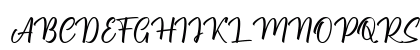 Bankitte Personal Use Regular Uppercase Preview