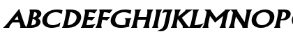 FlairWide BoldItalic Uppercase Preview
