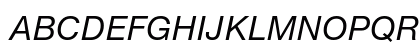 Helvetica Neue eText Pro Italic Preview