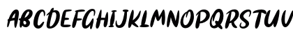 Bestina Regular Uppercase Preview