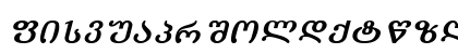 Literaturuli-TD Bold-Italic Uppercase Preview