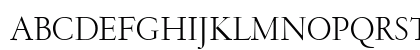 GaramondLight Regular Uppercase Preview